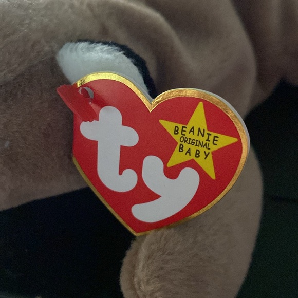 Beanie Baby TY 1995 Ringo Vintage Raccoon - Picture 2 of 8